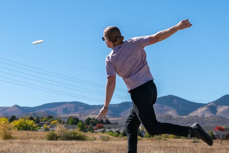 Brilliant autumn foliage in the mountains with warm red and orange hues
