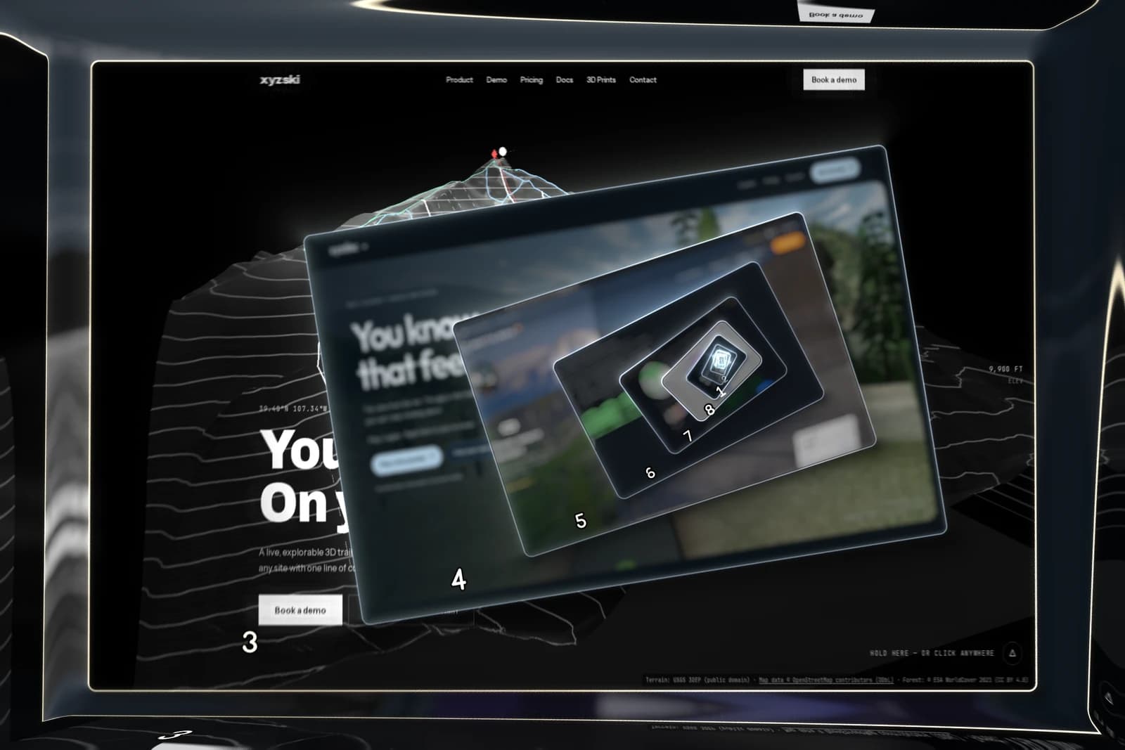 Droste mode: workspaces recede into themselves